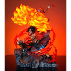 One Piece Figure Portgas D Ace Fire Fist Pirate in Action
